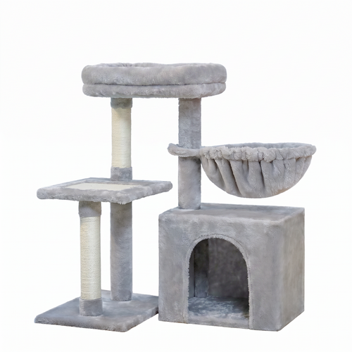 Halden | Cat Activity Tower with Big Hammock and Removable Top Perch