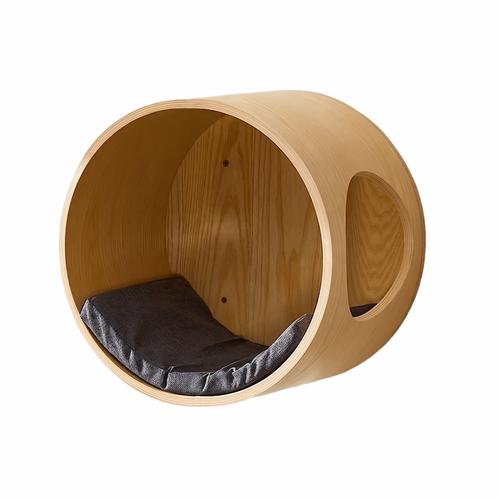 Ledge | Wall Mounted Solid Wood Cat Climbing Shelf and Springboard
