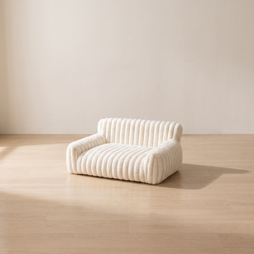 Loveseat | Corduroy Fleece Cat Couch with Removable Washable Cover