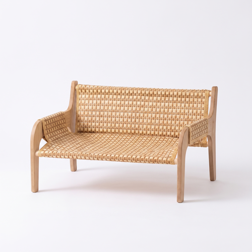 Sofira | 2 in 1 Rattan Cat Sofa and Cooling Mat Scratch Resistant Pet Lounge