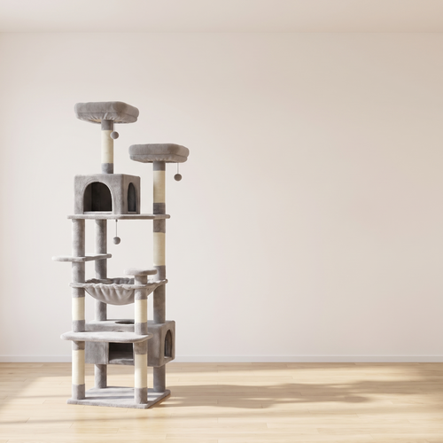 Summit | Large Cat Tower with Sisal Posts, Hammock and Padded Perches