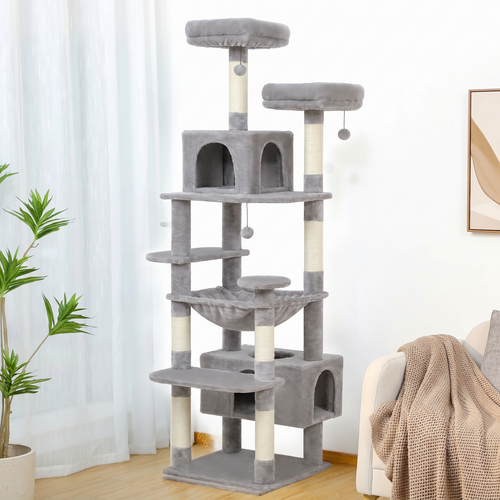 Summit | Large Cat Tower with Sisal Posts, Hammock and Padded Perches