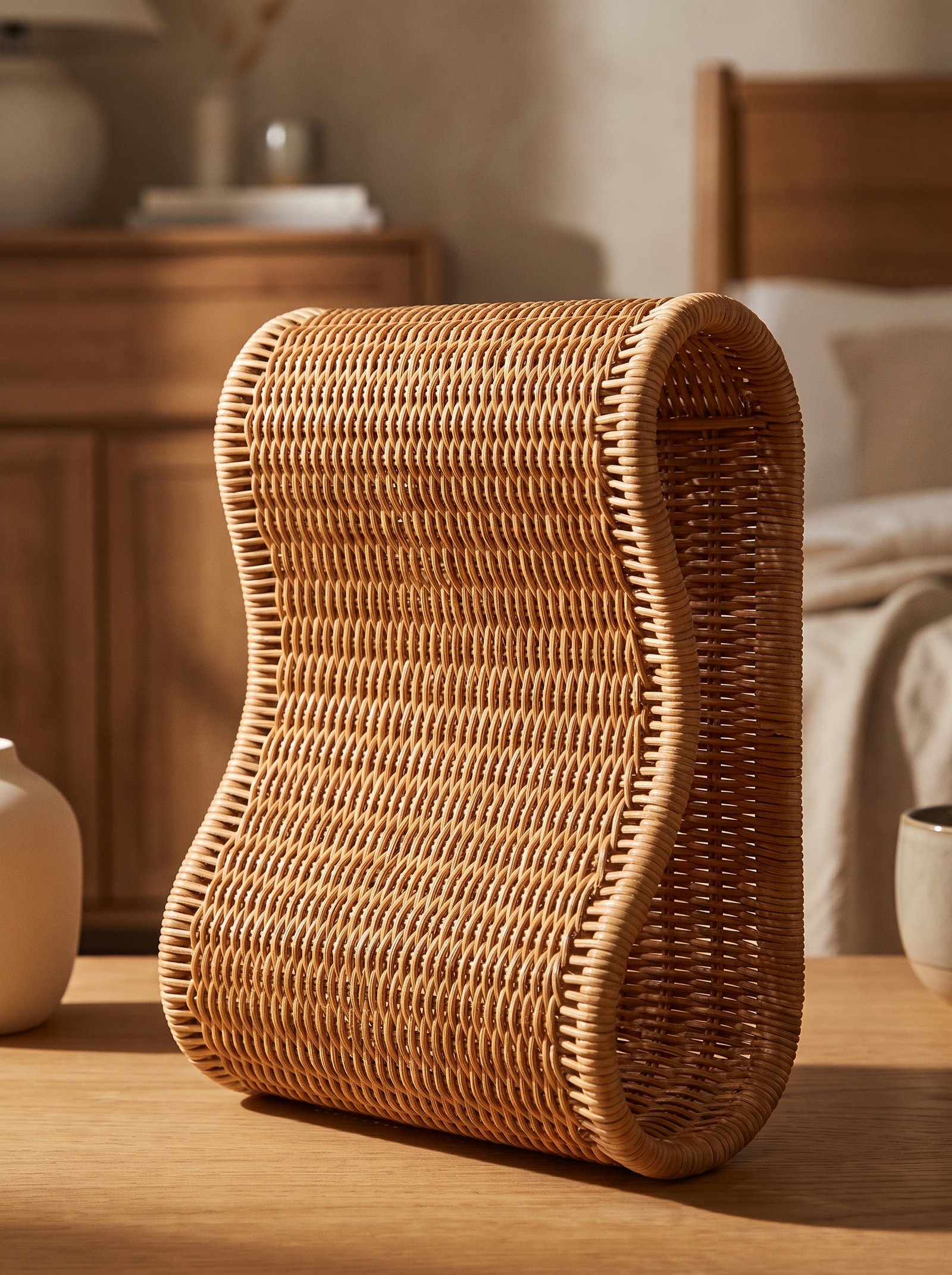 Rattan that stays upright